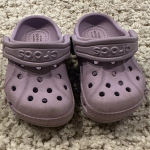 Purple Crocs Toddler Size 4